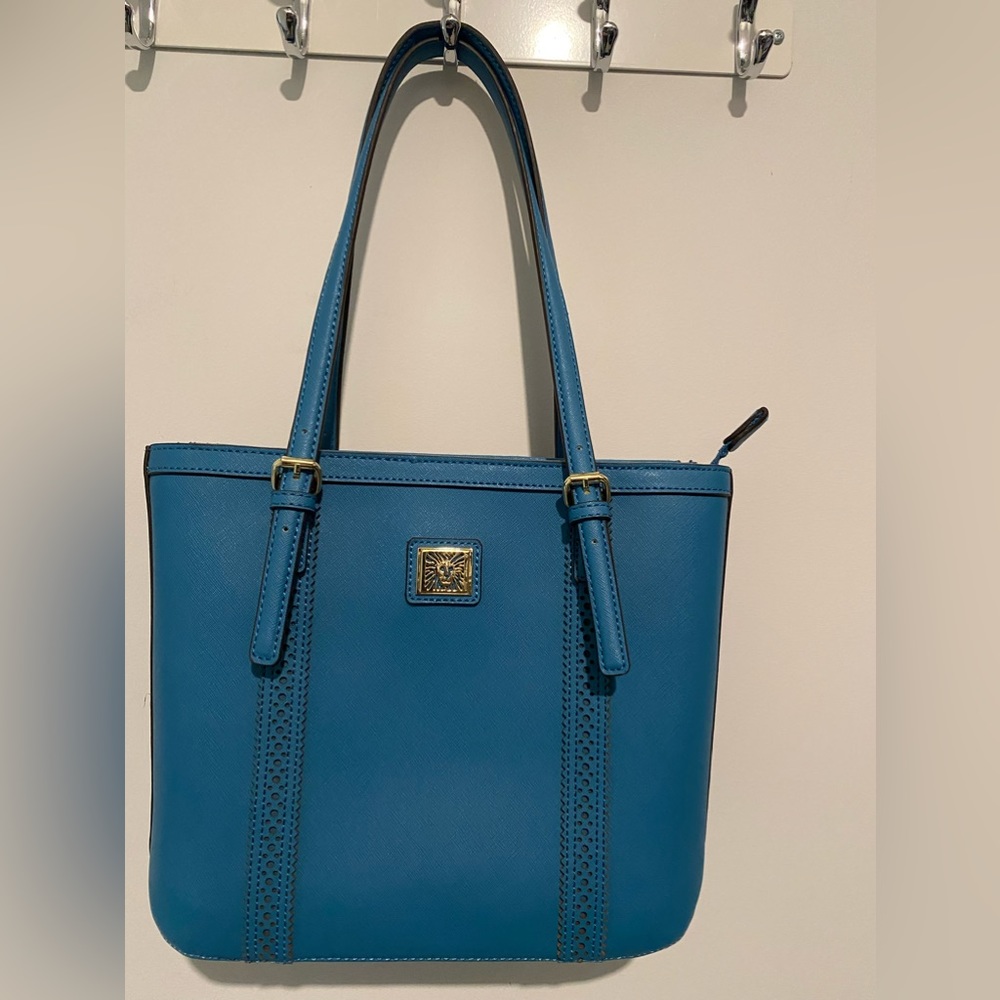 Anne Klein Blue Shoulder Bag